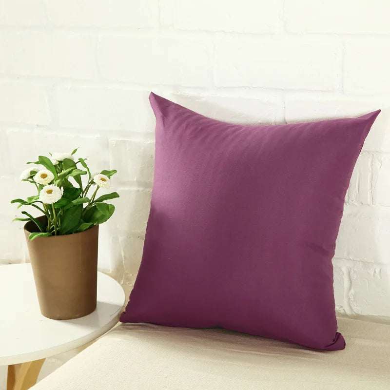 Taies d'oreillers unies Home Décor