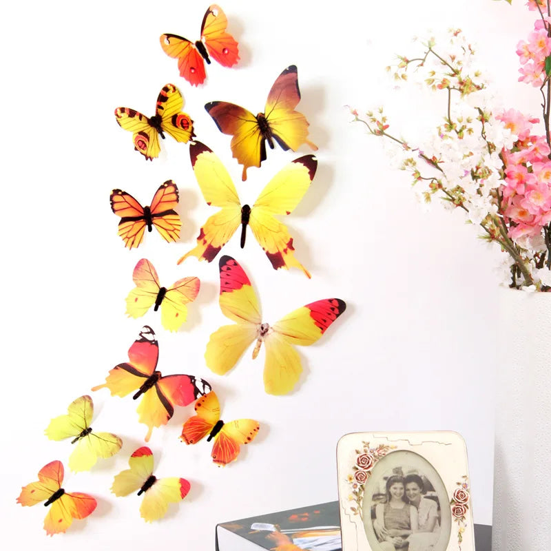 Sticker Papillons 3D Déco Murale