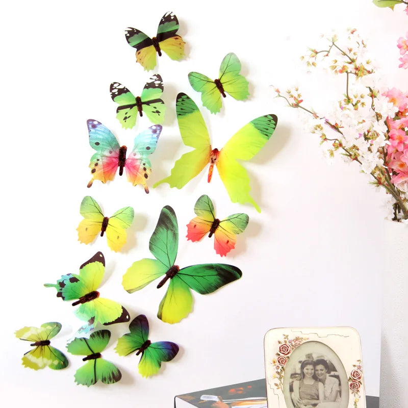 Sticker Papillons 3D Déco Murale