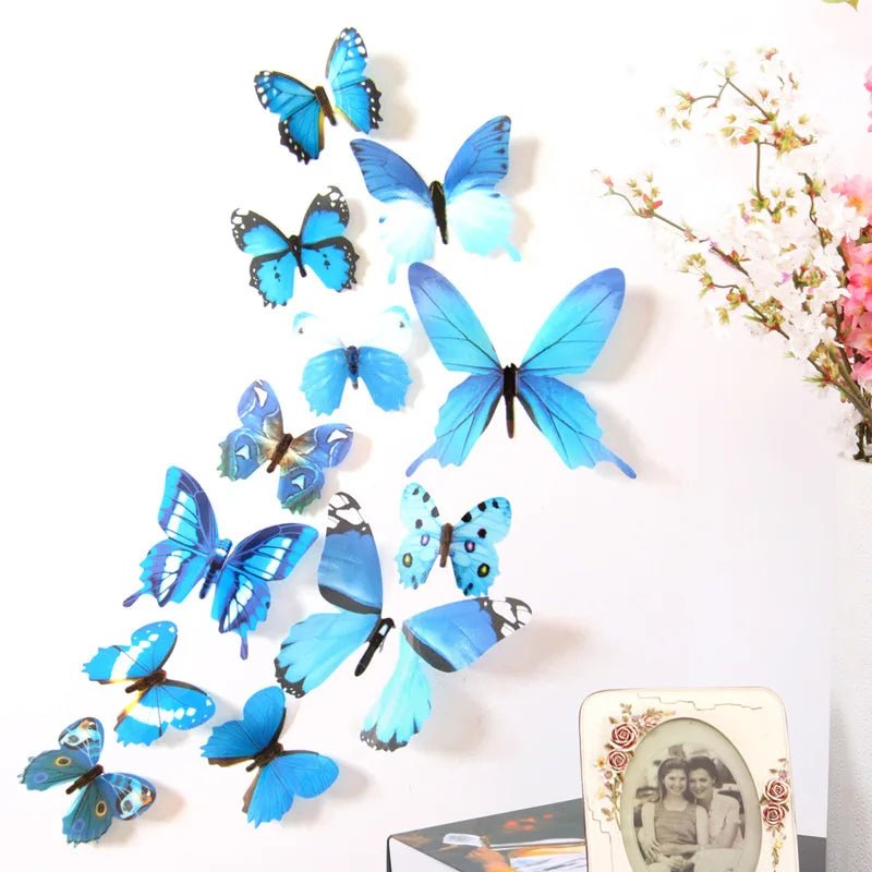 Sticker Papillons 3D Déco Murale