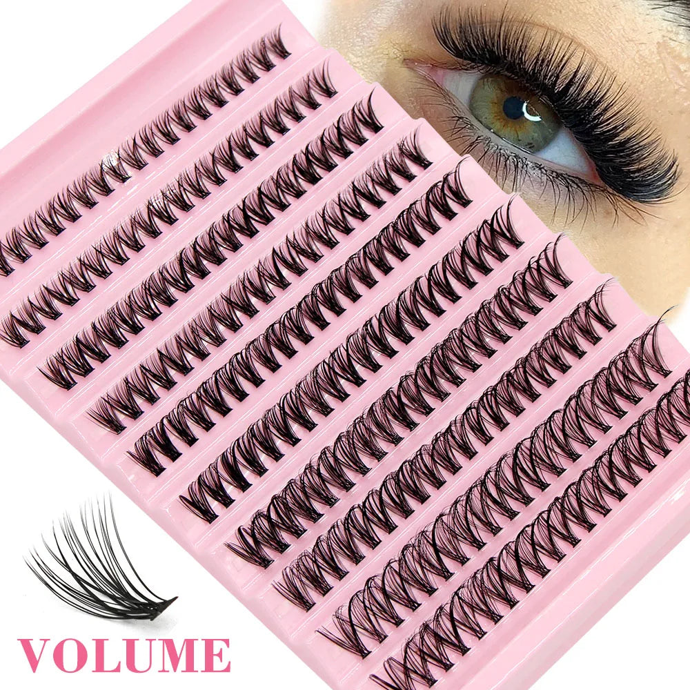Extensions Cils en grappe - 200 pièces