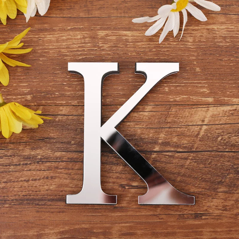 Stickers 3D Lettres pour inscription murale