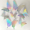 Sticker Papillon Déco 3D - Lot 12 pièces