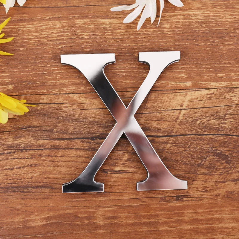 Stickers 3D Lettres pour inscription murale