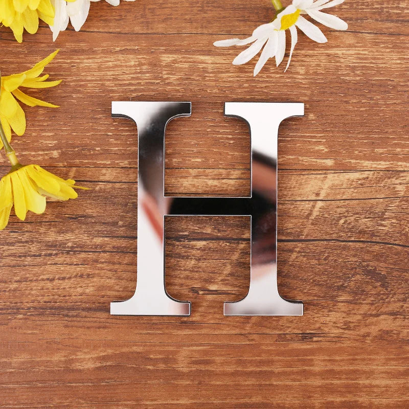 Stickers 3D Lettres pour inscription murale