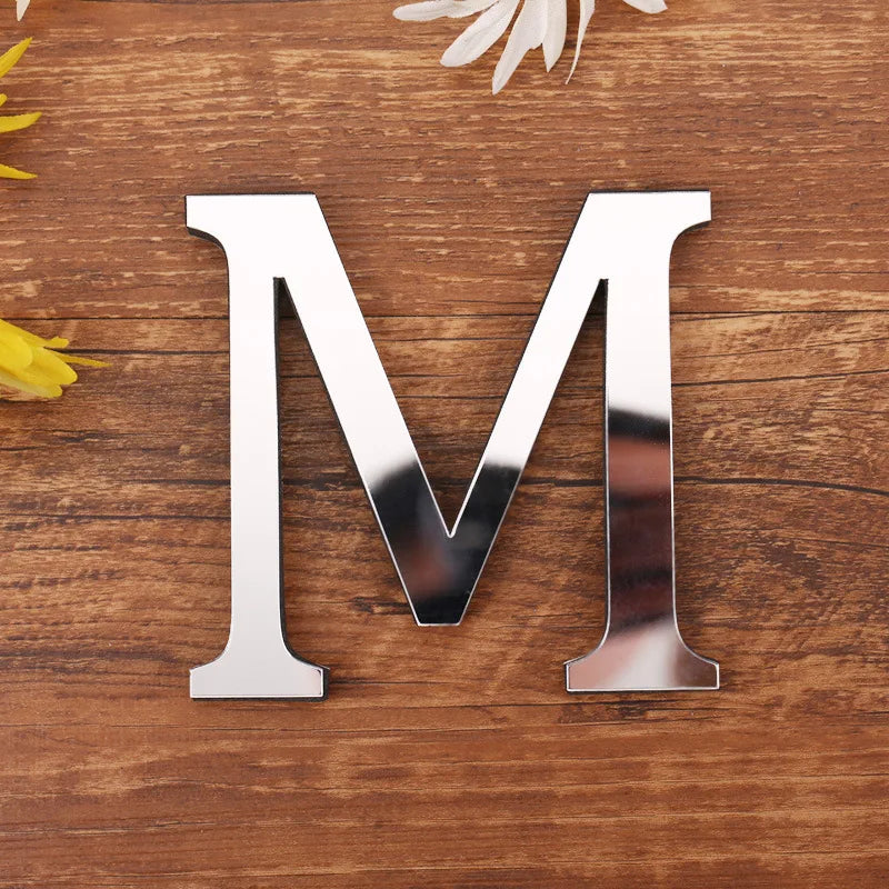 Stickers 3D Lettres pour inscription murale
