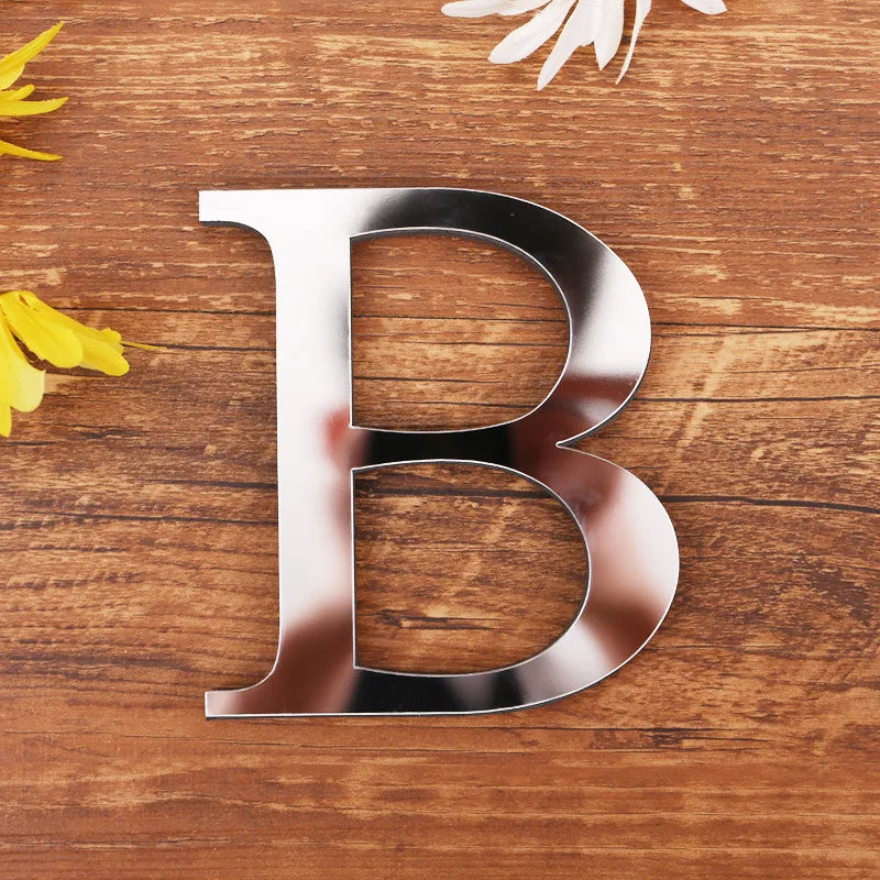 Stickers 3D Lettres pour inscription murale