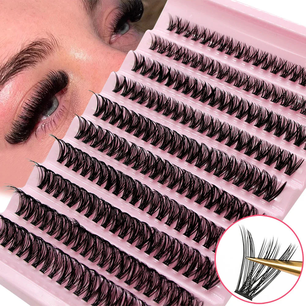 Extensions Cils en grappe - 200 pièces