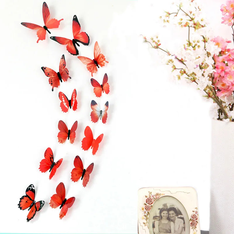 Sticker Papillons 3D Déco Murale