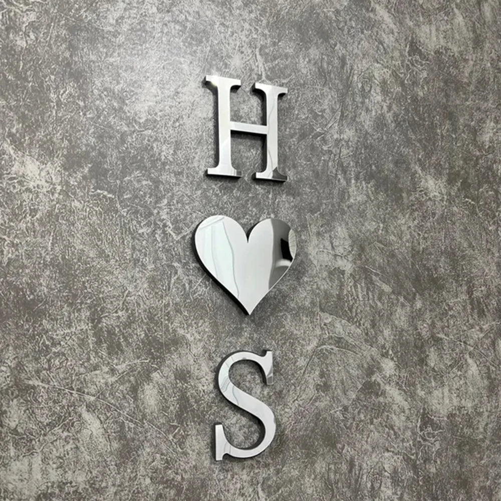 Stickers 3D Lettres pour inscription murale