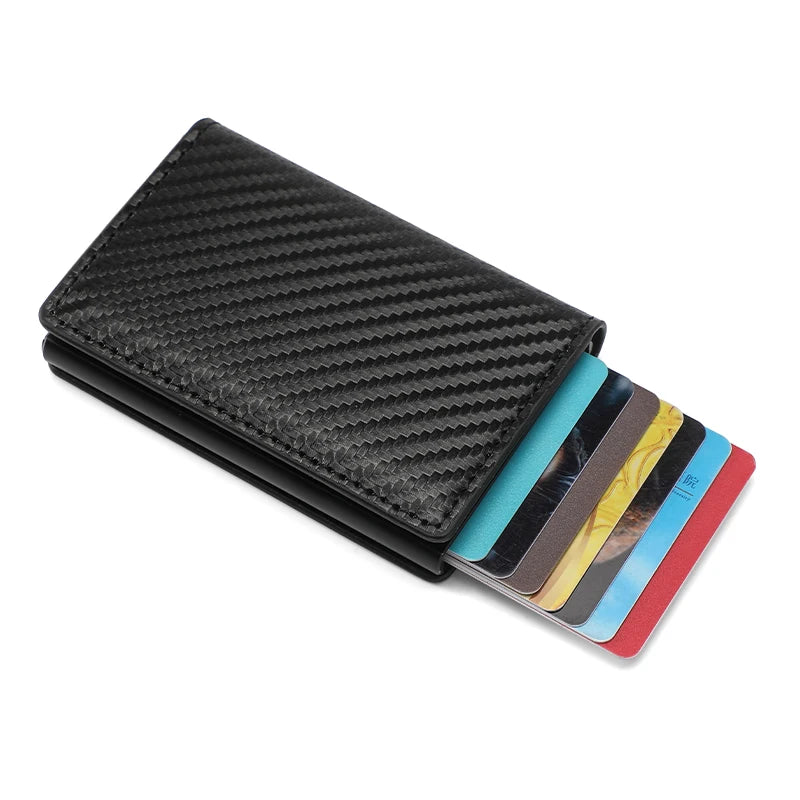 Porte-Cartes Pop-Up - Fibre Carbone
