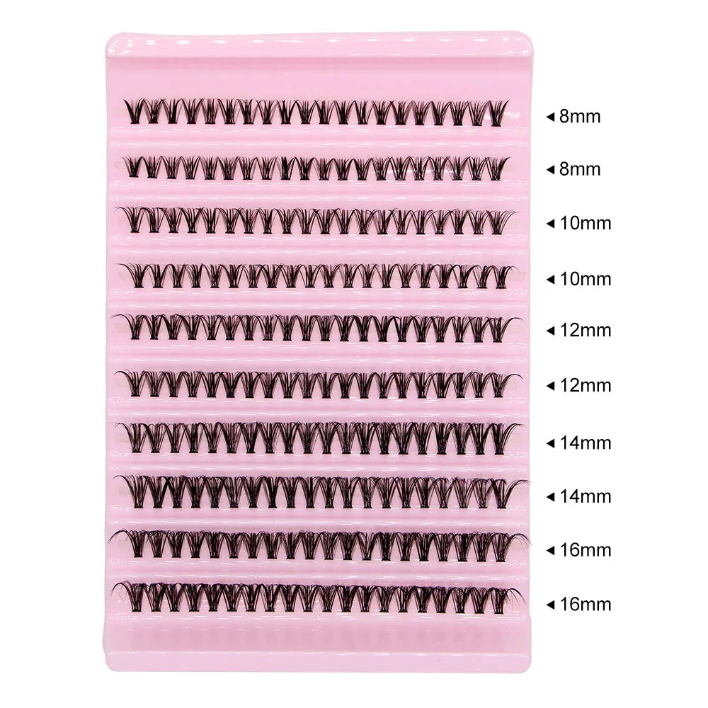 Extensions Cils en grappe - 200 pièces