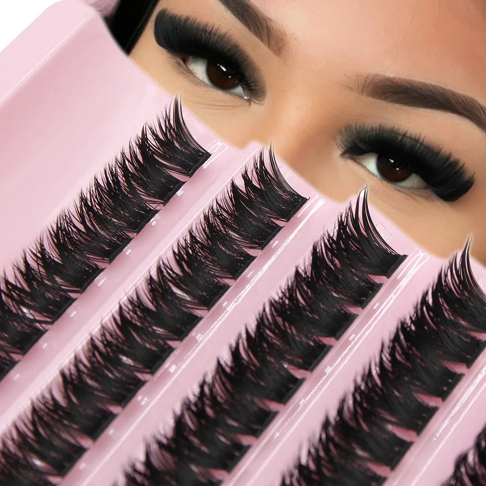 Extensions Cils en grappe - 200 pièces