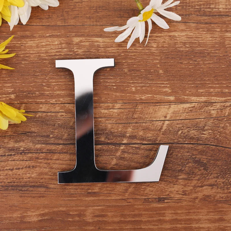 Stickers 3D Lettres pour inscription murale