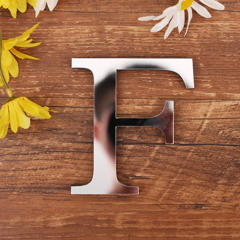 Stickers 3D Lettres pour inscription murale