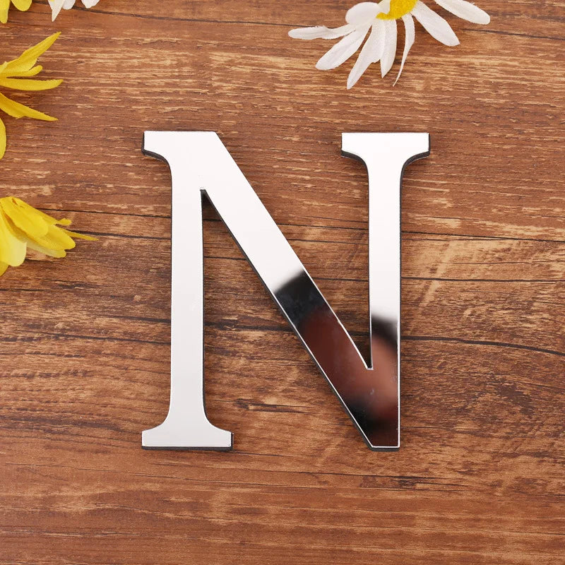 Stickers 3D Lettres pour inscription murale