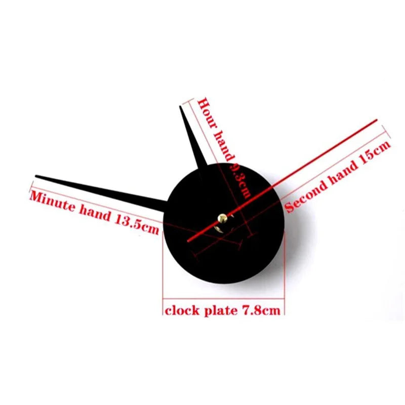 Horloge murale 3D Stickers