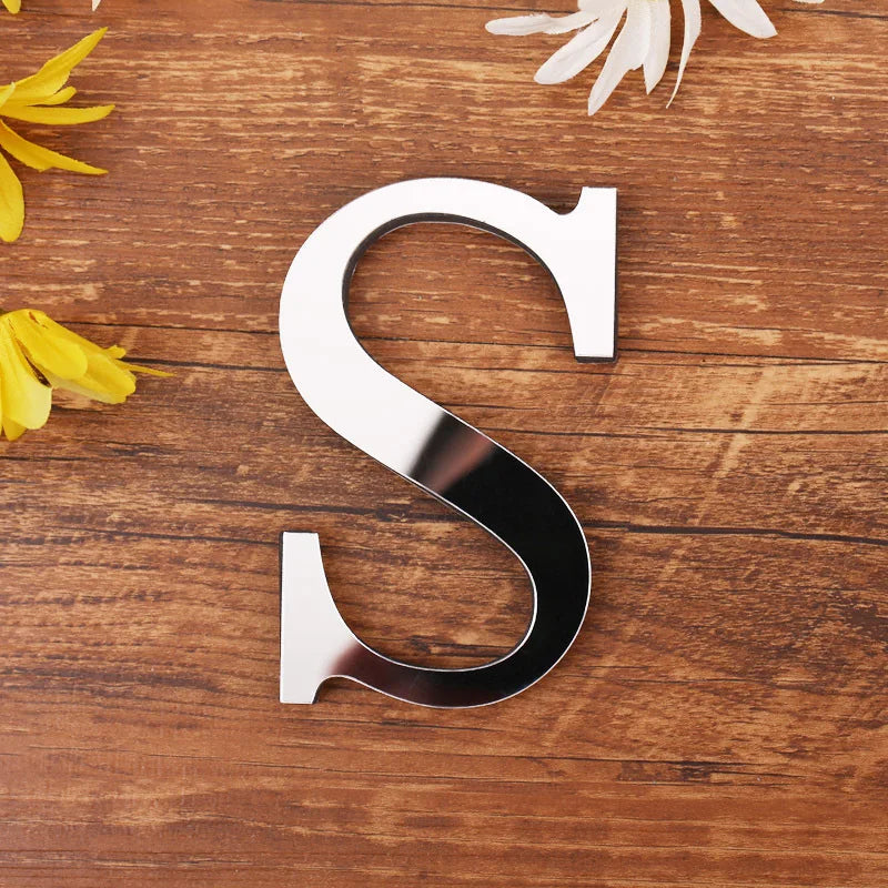 Stickers 3D Lettres pour inscription murale