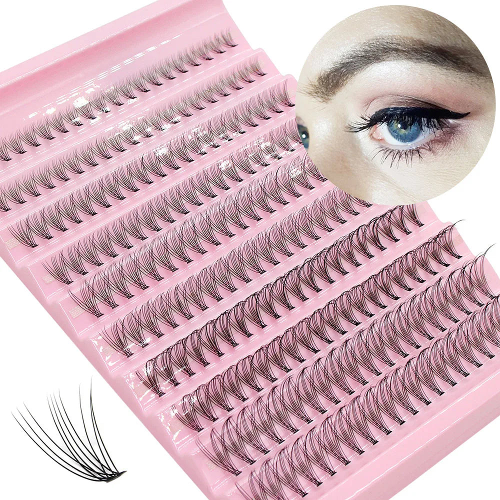 Extensions Cils en grappe - 200 pièces