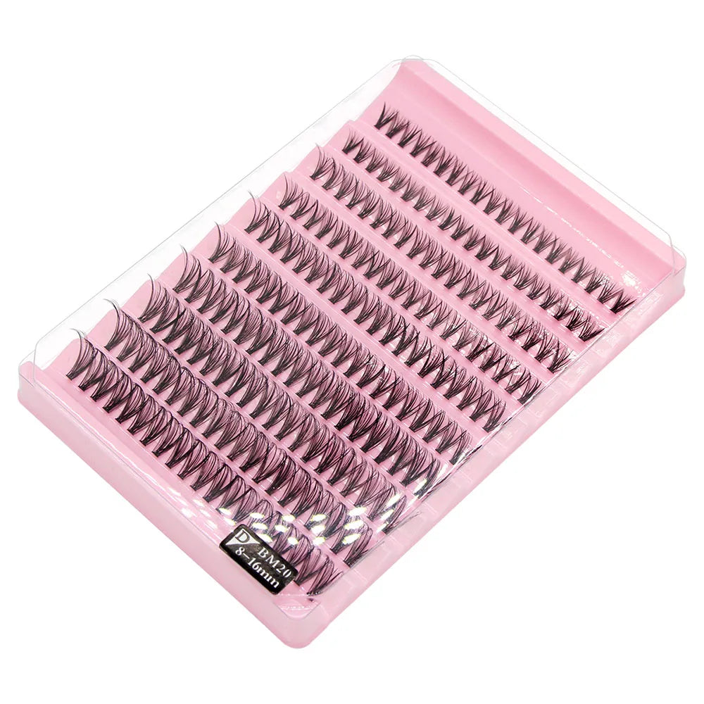 Extensions Cils en grappe - 200 pièces