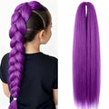 Mèches Extension Rajout Cheveux Mauve