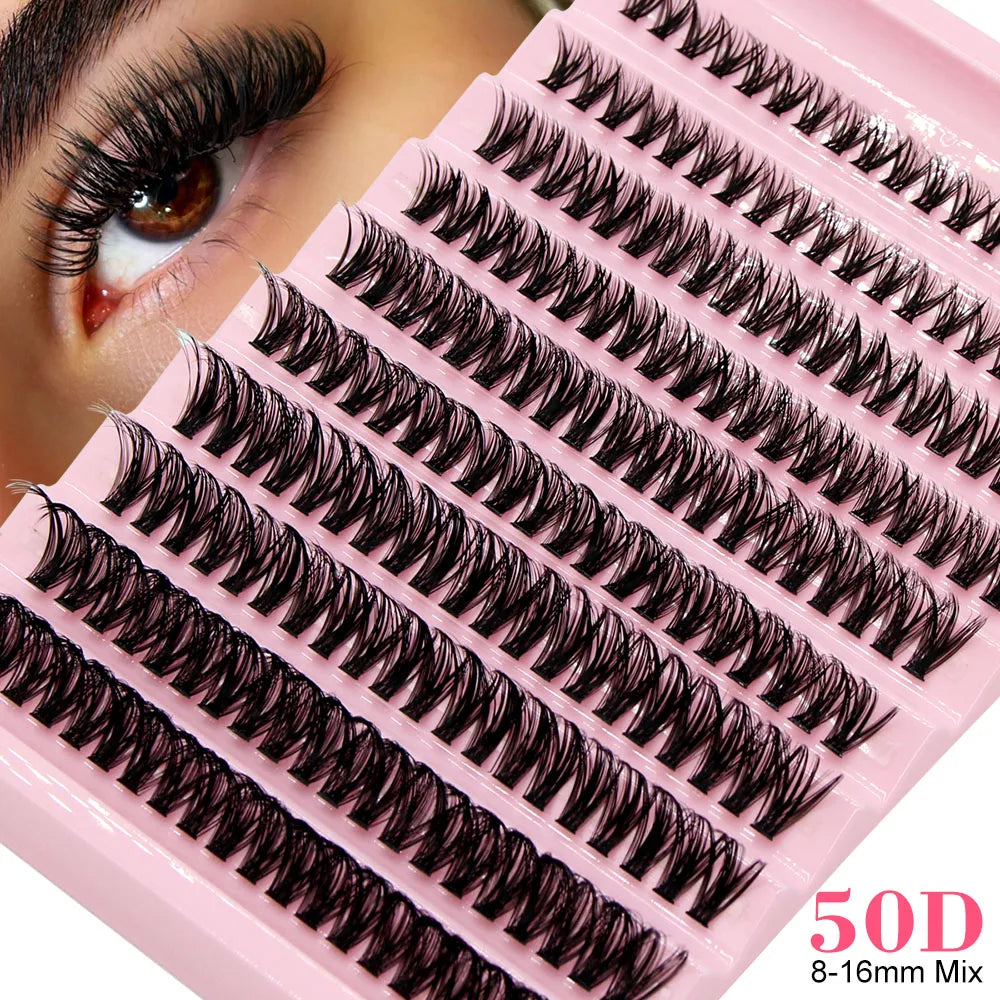 Extensions Cils en grappe - 200 pièces