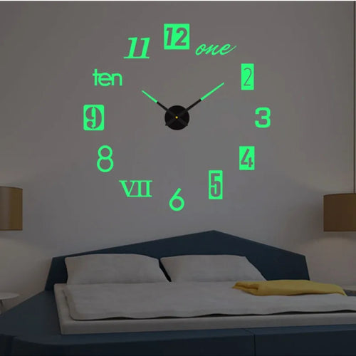 Horloge murale 3D Stickers