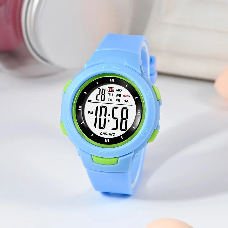 Montre Digitale Enfant - Etanche et Lumineuse