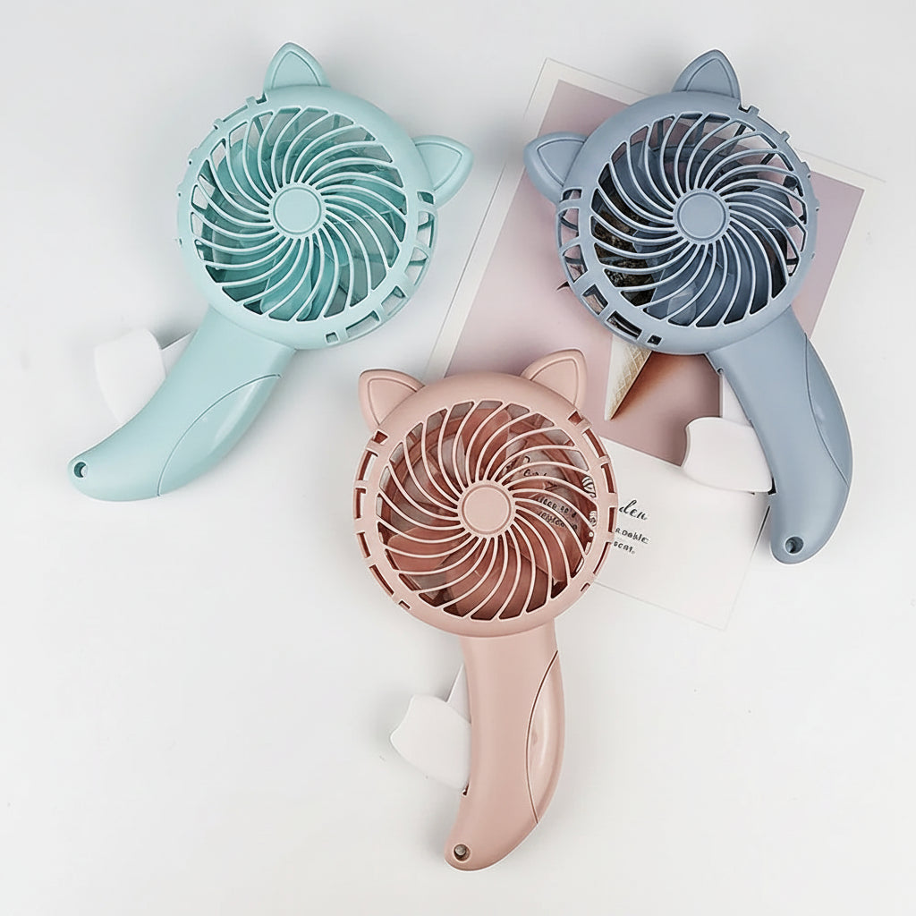 Mini Ventilateur Manuel Cartoon