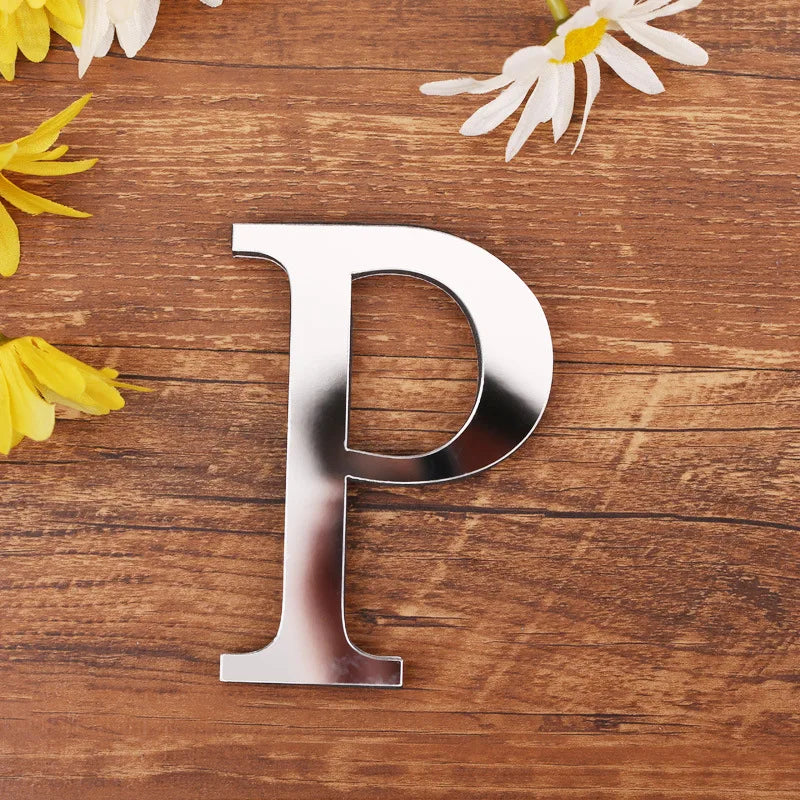 Stickers 3D Lettres pour inscription murale