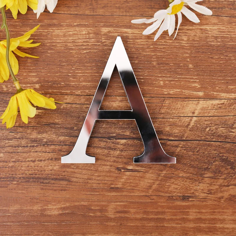 Stickers 3D Lettres pour inscription murale