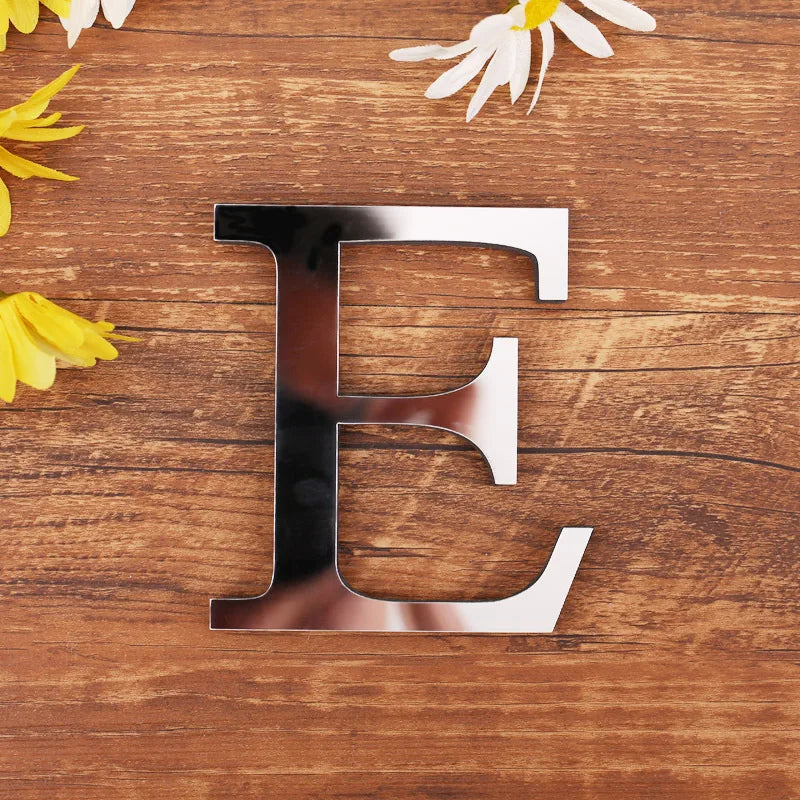 Stickers 3D Lettres pour inscription murale