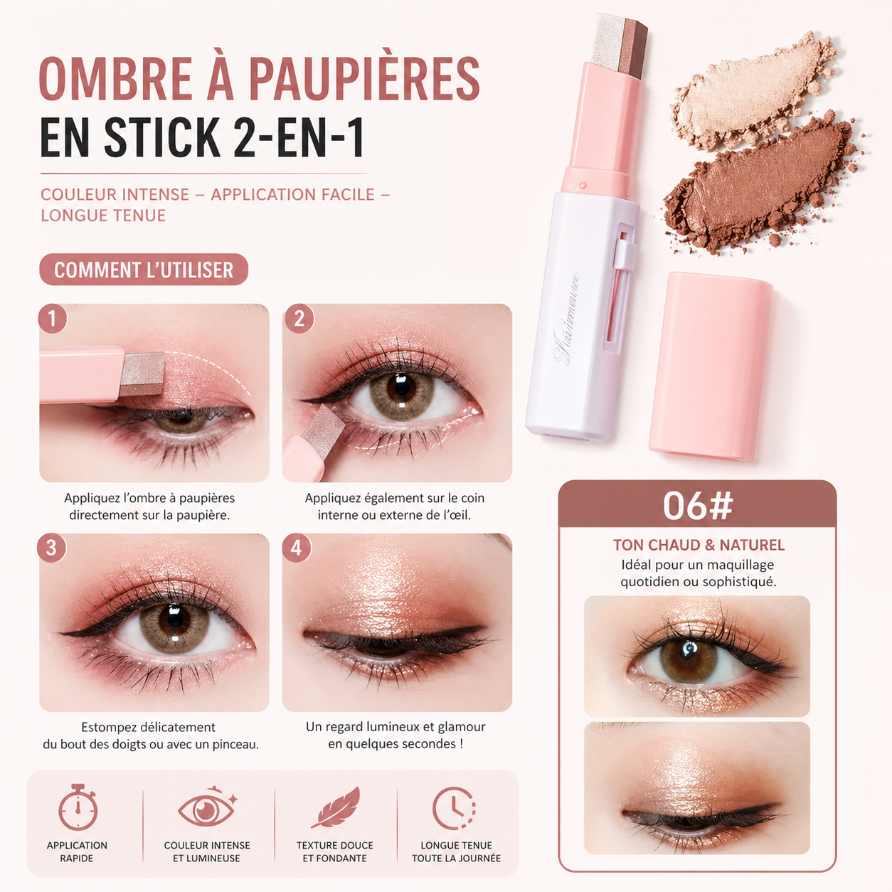 Stick Highlighter & Fard à Paupières 2 en 1